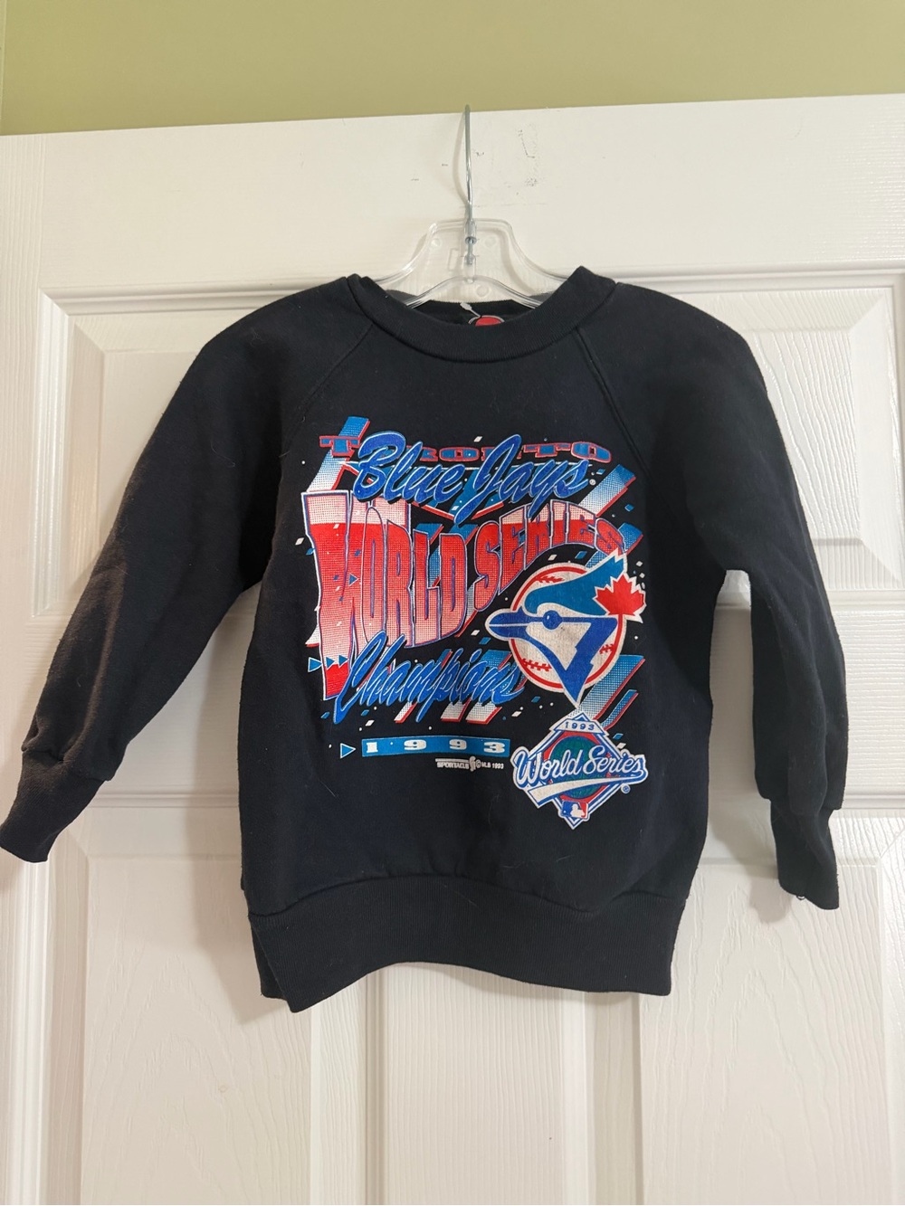Rare 4T Spartacus Vintage 1993 Toronto Blue Jays World Series Sweatshirt - NWOT - Picture 1 of 4